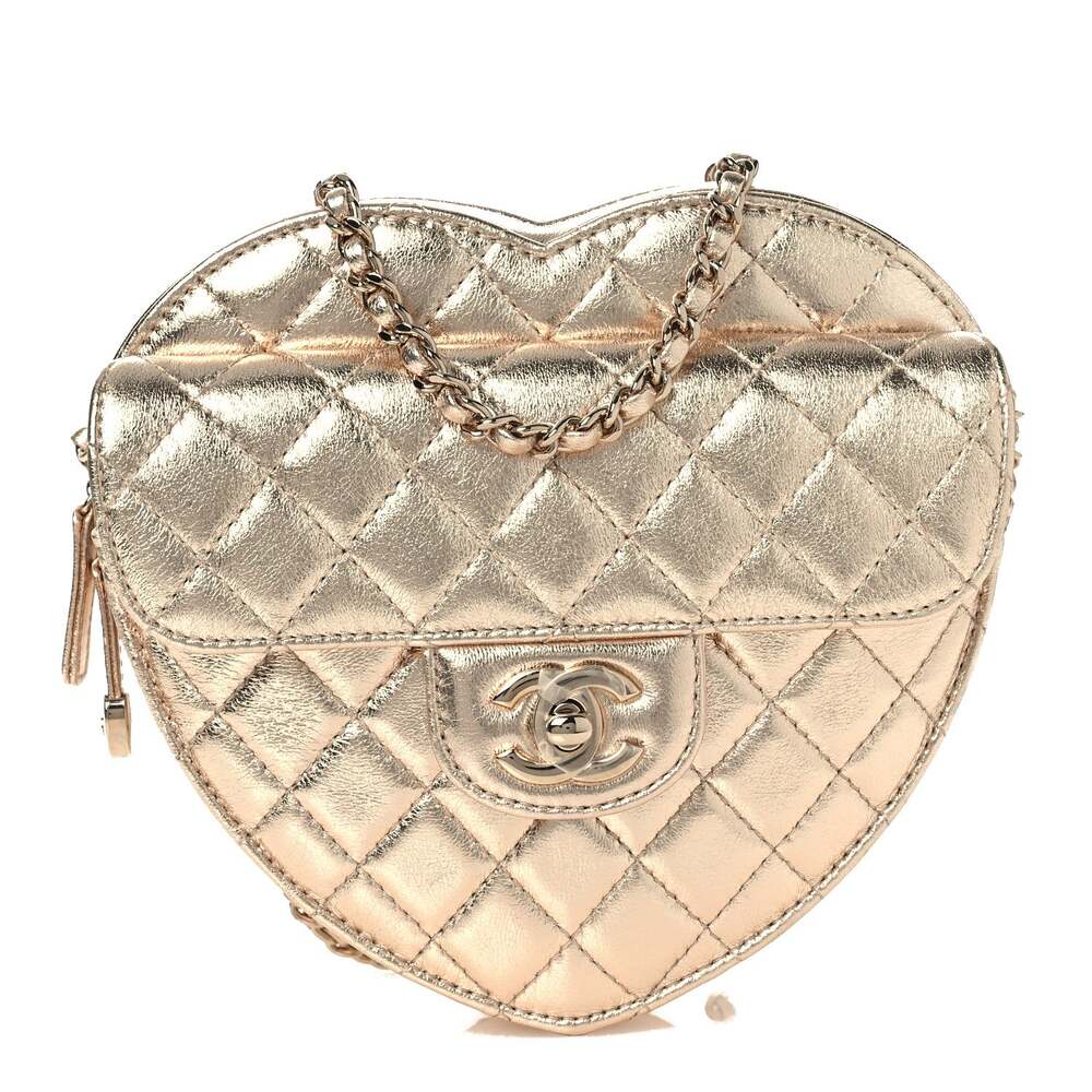 Chanel Metallic Lambskin Quilted Cc In #329604C67B